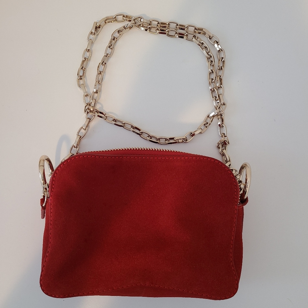 ASOS Faux Suede Camera Bag